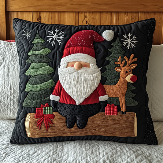 Christmas Gnome TAI201124433 Quilted Pillow Case