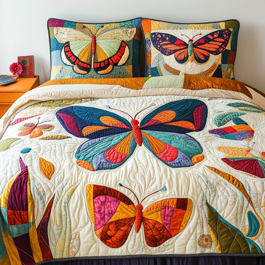 Butterfly TAI080824127 Quilt Bedding Set