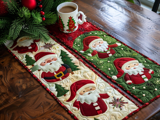 Christmas Santa TAI010824010 Quilted Table Runner