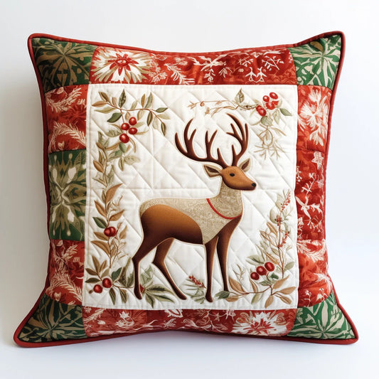 Deer TAI020324240 Quilted Pillow Case