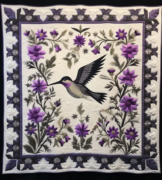 Hummingbird BL11112315 Quilt Blanket