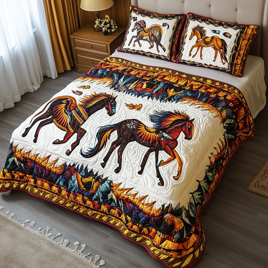 Native Horse TAI080824078 Quilt Bedding Set