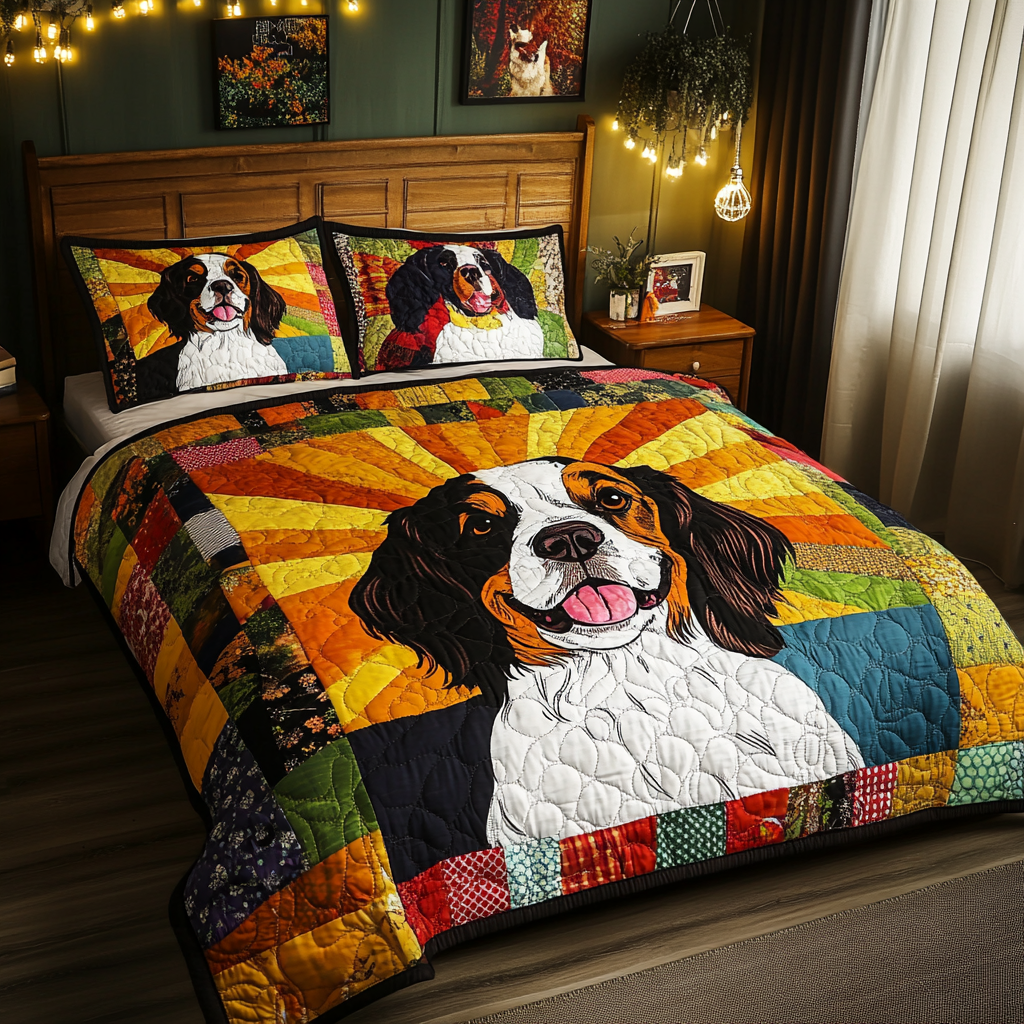 Spaniel TAI181024391 Quilt Bedding Set