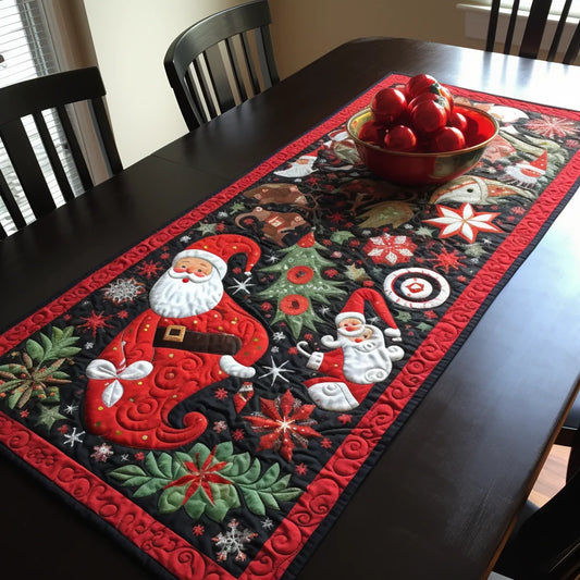 Christmas Santa TAI261223127 Quilted Table Runner