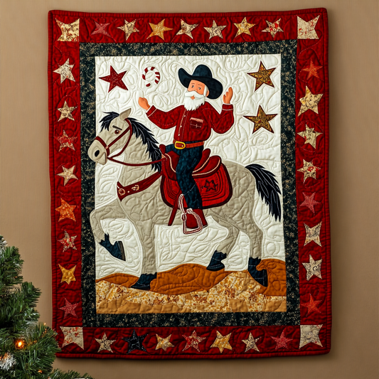 Christmas Cowboy DAI111124440 Quilt Blanket