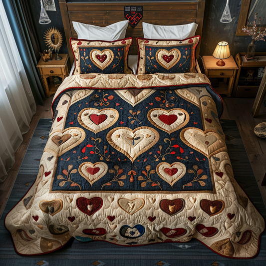 Heart TAI170724068 Quilt Bedding Set