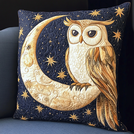 Celestial Owl DAI090125337 Quilted Pillow Case