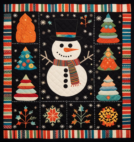 Snowman TAI14112318 Quilt Blanket