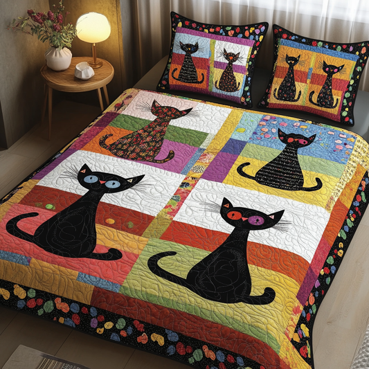 Cat TAI181024258 Quilt Bedding Set