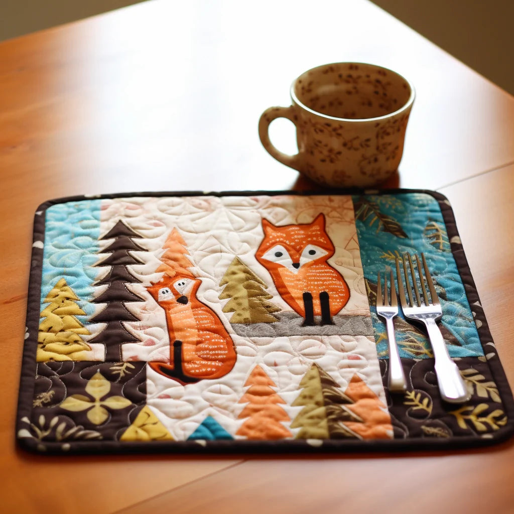 Fox TAI040124170 Quilted Placemats