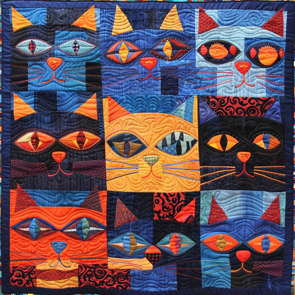 Cat TAI240424033 Quilt Blanket