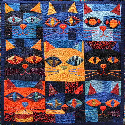 Cat TAI240424033 Quilt Blanket