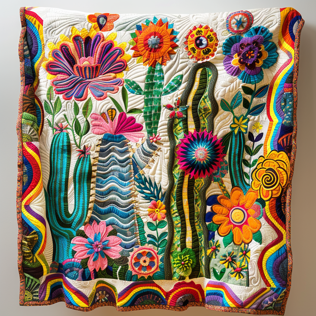 Cactus TAI040724020 Quilt Blanket