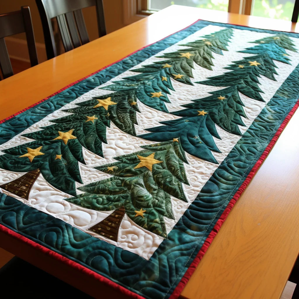 Christmas Tree TAI201223064 Quilted Table Runner