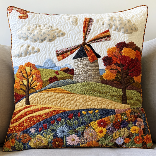 Windmill Field DAI301224131 Quilted Pillow Case