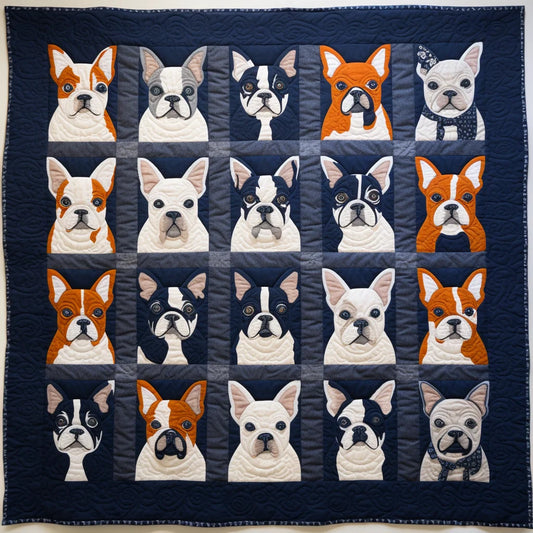 French Bulldog TAI13112337 Quilt Blanket