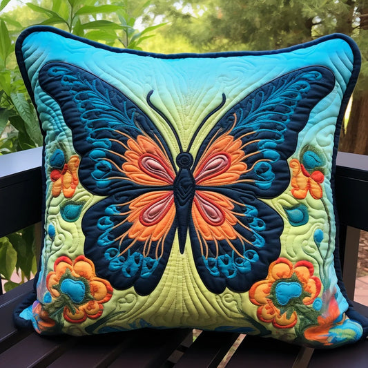 Butterfly TAI020324187 Quilted Pillow Case