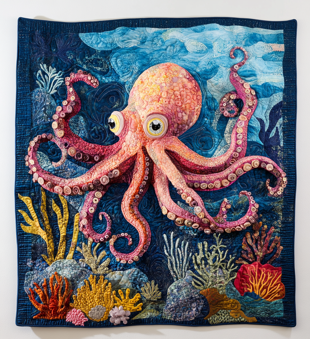 Octopus DAI110225118 Quilt Blanket