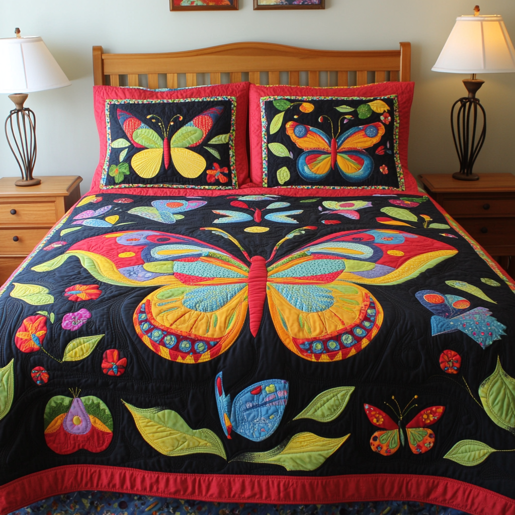 Butterfly DAI190824301 Quilt Bedding Set