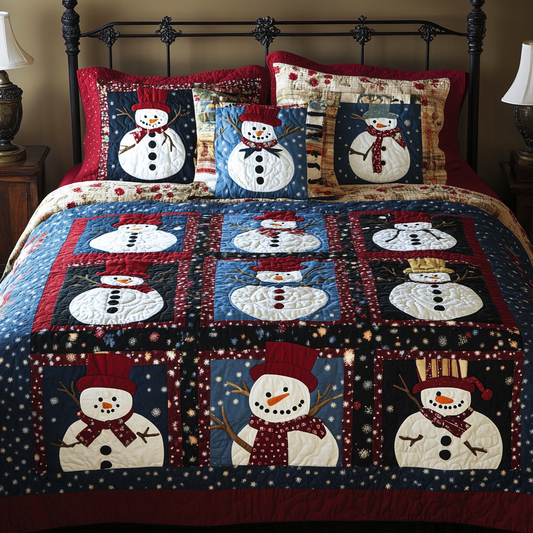 Snowman DAI190824277 Quilt Bedding Set