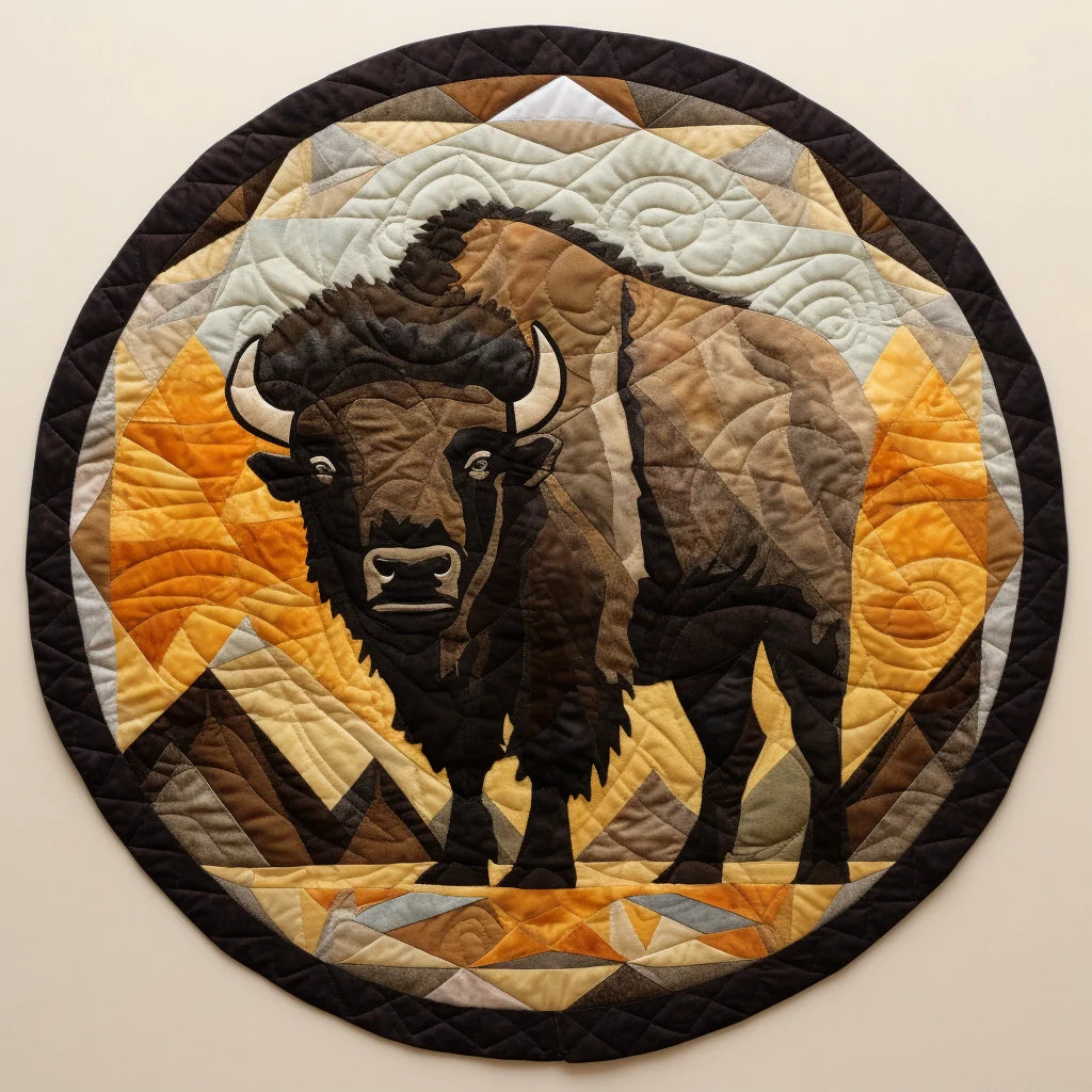 Bison TAI271223268 Quilted Round Mat