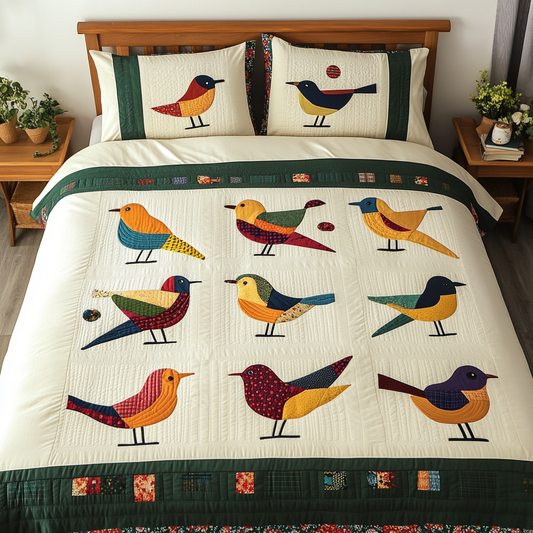 Bird DAI280824226 Quilt Bedding Set