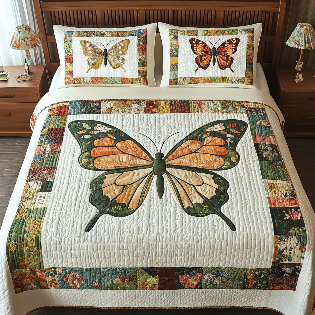 Butterfly DAI280824174 Quilt Bedding Set