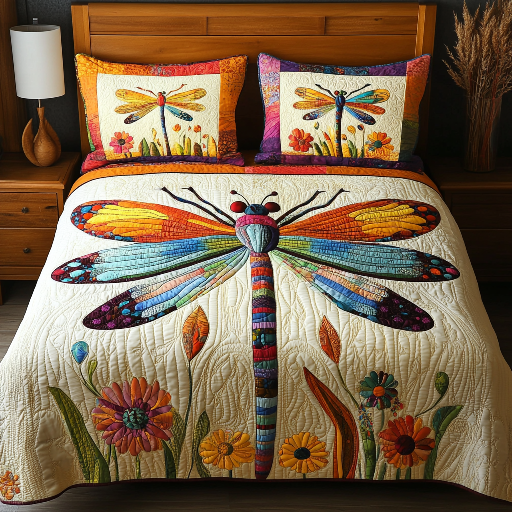 Dragonfly DAI190824314 Quilt Bedding Set