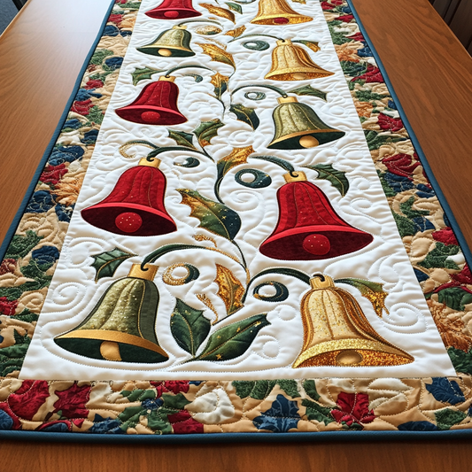 Christmas Bell DAI141124568 Quilted Table Runner