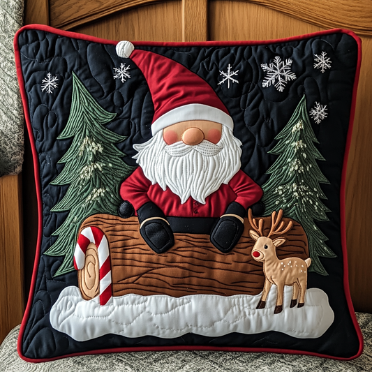 Christmas Gnome TAI201124439 Quilted Pillow Case