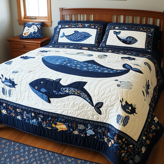 Whale DAI280824056 Quilt Bedding Set