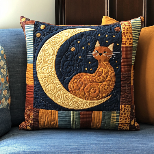 Celestial Cat DAI301224211 Quilted Pillow Case