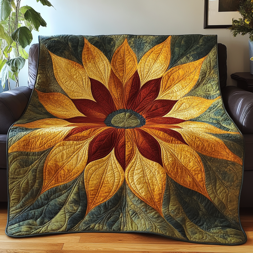 Sunflower DAI070824009 Quilt Blanket