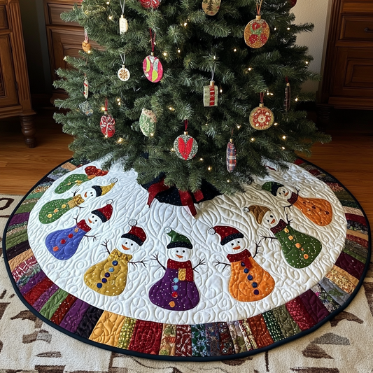 Snowman DAI230924035 Quilted Tree Skirt