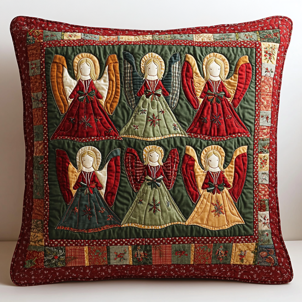 Christmas Angel DAI181124074 Quilted Pillow Case