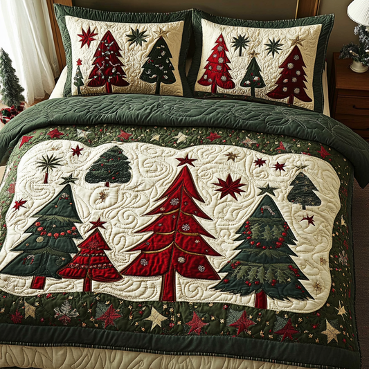 Christmas Tree TAI141124210 Quilt Bedding Set