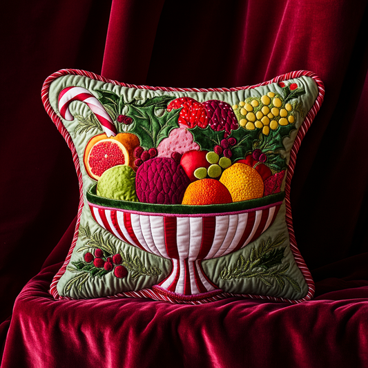 Christmas Fruit DAI231124118 Quilted Pillow Case