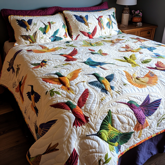 Hummingbird TAI260924003 Quilt Bedding Set