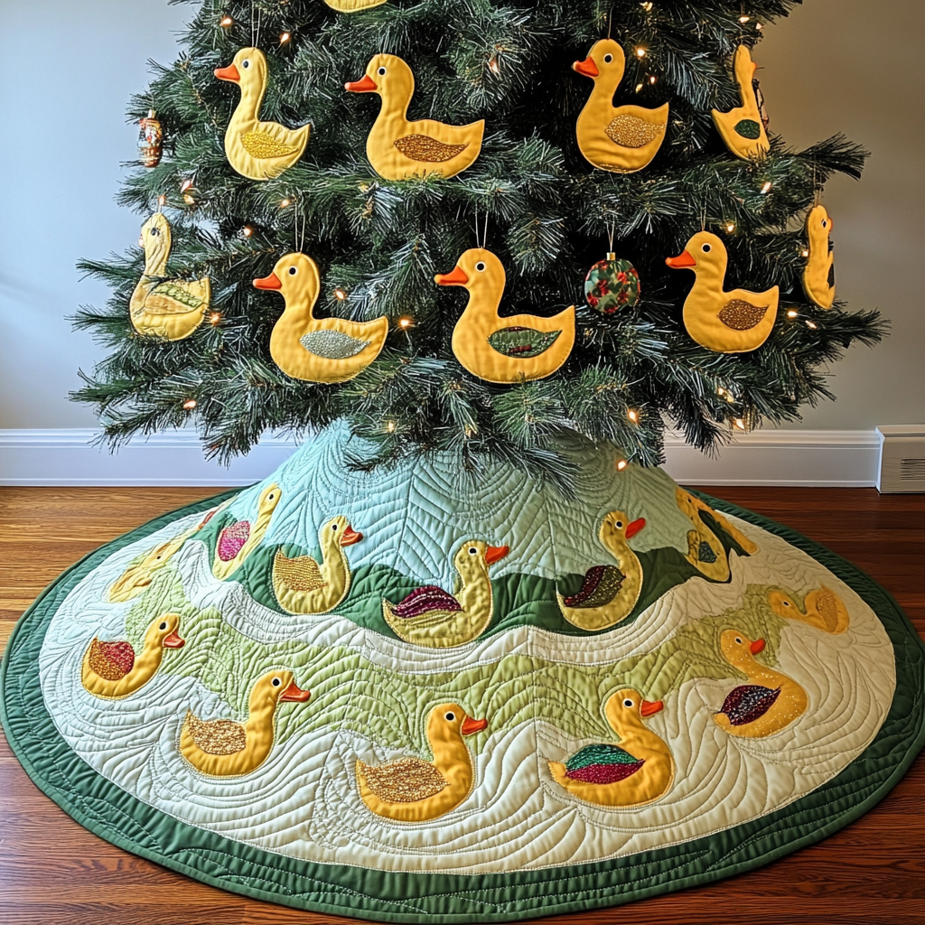 Duck DAI221024315 Quilted Tree Skirt