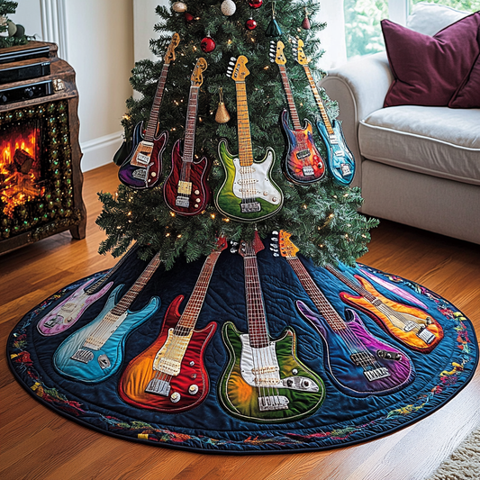 Guitar TAI041024160 Quilted Tree Skirt