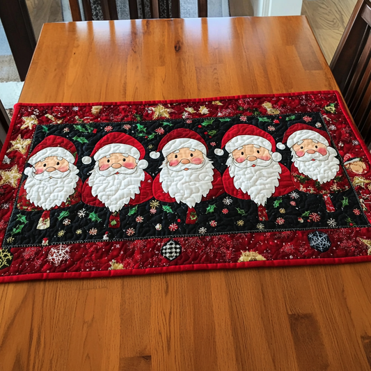 Christmas Santa TAI040924350 Quilted Table Runner