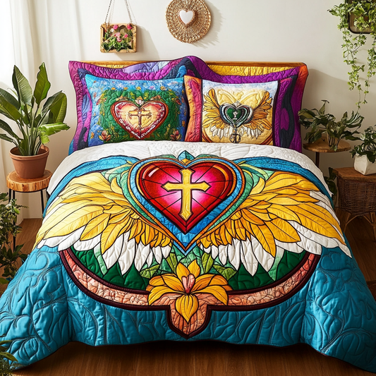 Sacred Heart DAI051224071 Quilt Bedding Set