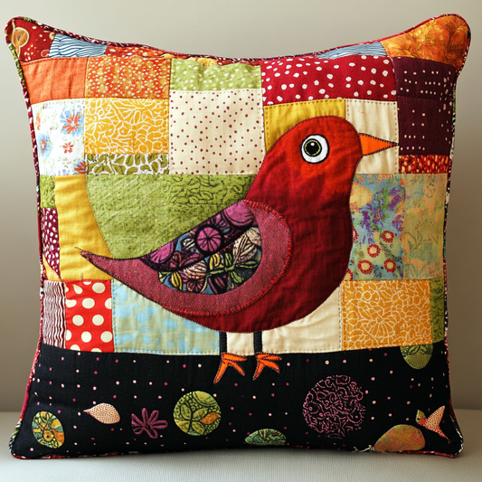 Bird TAI130824219 Quilted Pillow Case