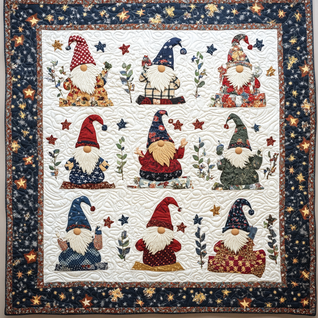 Season Gnome TAI260924049 Quilt Blanket