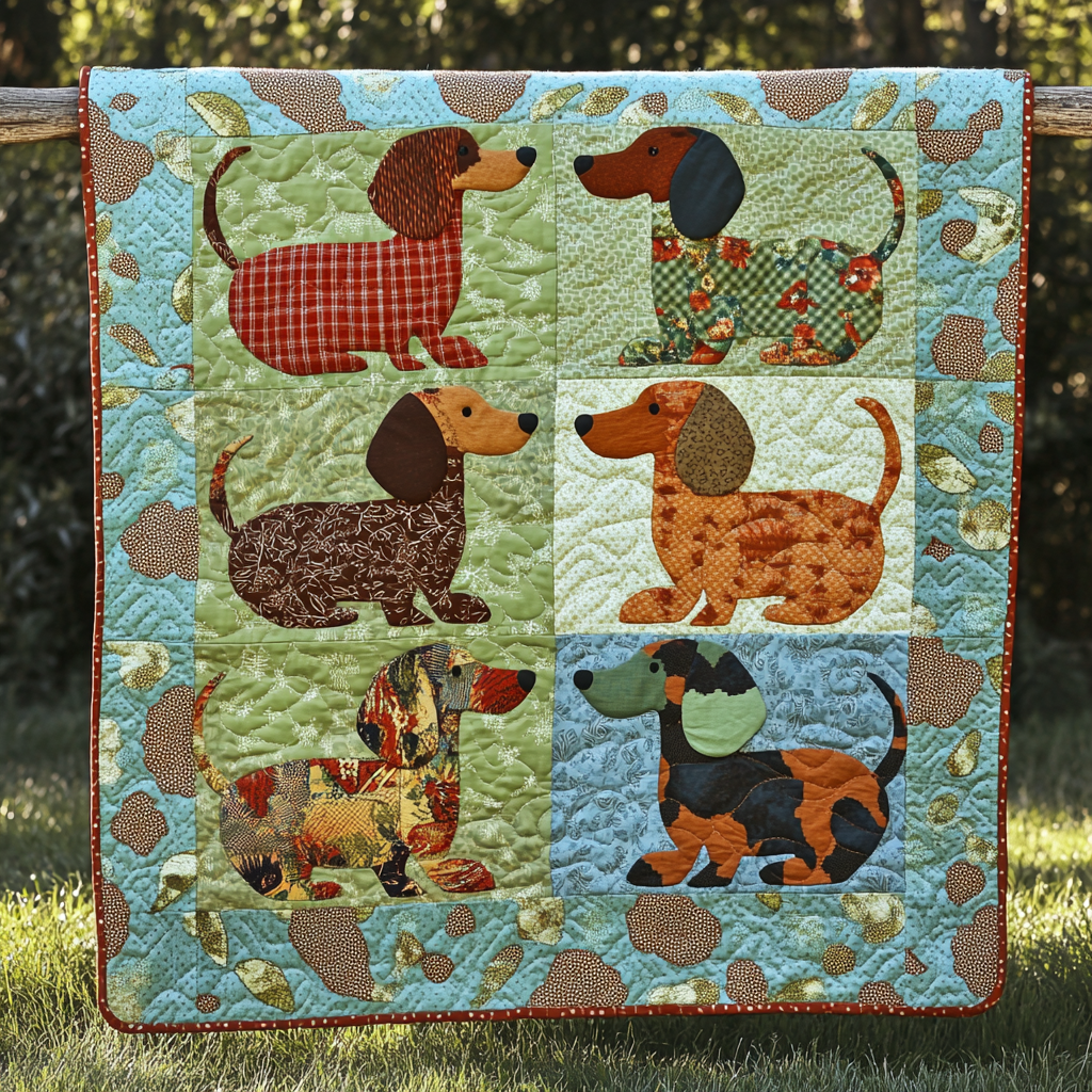 Dachshund DAI130824117 Quilt Blanket