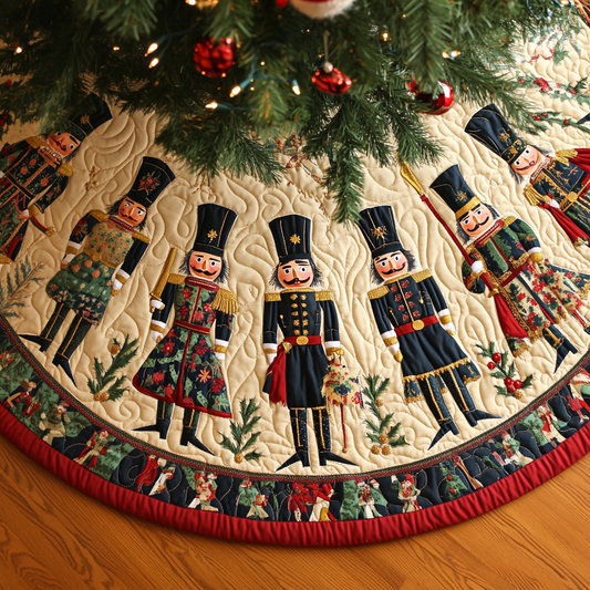 Christmas Nutcracker TAI091024360 Quilted Tree Skirt