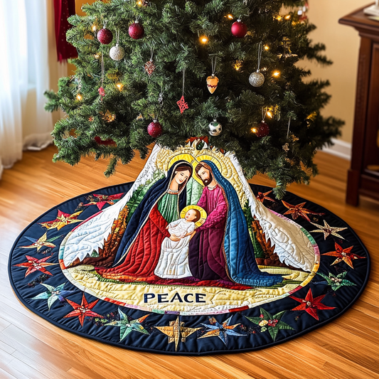 Nativity Scene TAI041024053 Quilted Tree Skirt