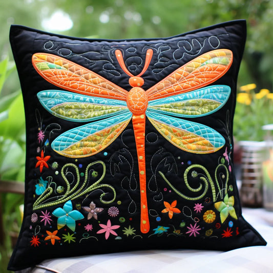 Dragonfly TAI060324101 Quilted Pillow Case