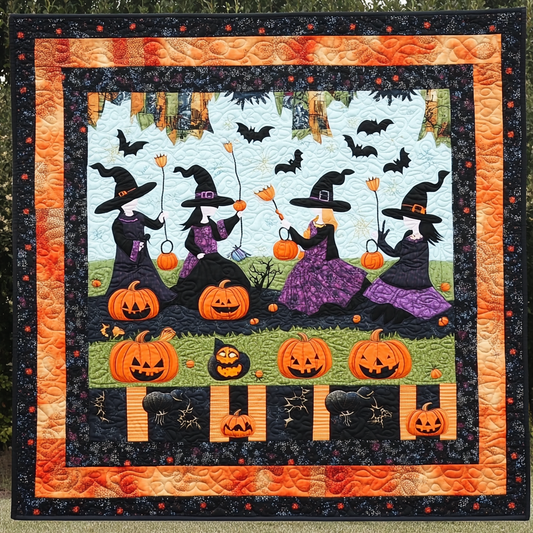 Halloween Witches TAI040924283 Quilt Blanket