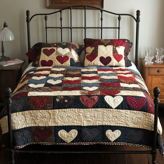 Heart TAI121024029 Quilt Bedding Set